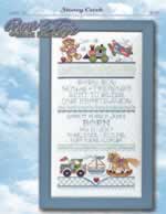 Boys and Toys Birth Sampler - Cross Stitch Pattern