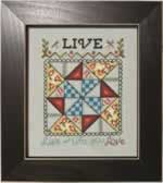 Live - Cross Stitch Pattern