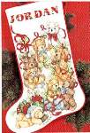 Bundle of Bears Stocking - Cross Stitch