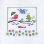 Colorful Birds Baby - Cross Stitch Pattern