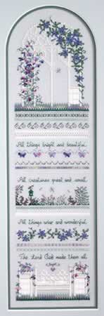 Sweet Pea Gazebo - Cross Stitch Pattern