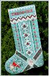 Christmas Cardinal Stocking - Cross Stitch Pattern