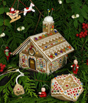 Gingerbread Stitching House - Cross Stitch Pattern
