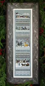 Winter Holiday Sampler - Cross Stitch Pattern