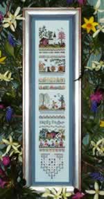 Easter Egg Hunt Sampler - Cross Stitch Pattern