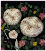 Beautiful Finishing: Sweetheart Roses Biscornu - Cross Stitch Pattern