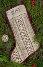 Mistletoe Stocking - Cross Stitch Pattern