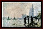 Thames at Westminster - Cross Stitch Pattern