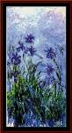 Lilac Irises - Cross Stitch Pattern