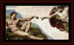 The Creation of Adam - Cross Stitch Pattern