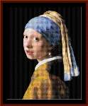 Girl With Pearl Earring - Cross Stitch Pattern