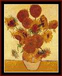 Sunflowers - Cross Stitch Pattern