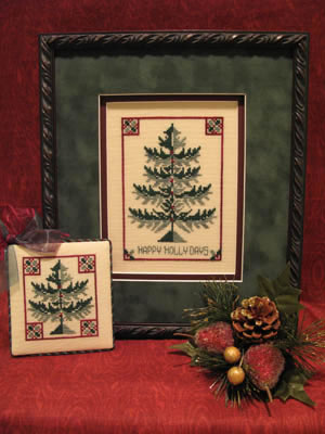 Holly Tree by ScissorTail Designs - Cross Stitch Kits & Patterns