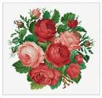 Bouquet of Roses - Cross Stitch Pattern