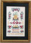 Colonial Christmas Welcome Sampler - Cross Stitch Pattern