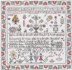 Knots and Flowers Sampler - Cross Stitch Pattern